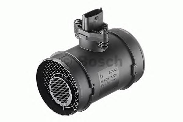 0 281 002 663 Bosch sensor de fluxo (consumo de ar, medidor de consumo M.A.F. - (Mass Airflow))