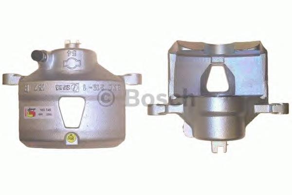 0204103745 Bosch suporte do freio dianteiro direito