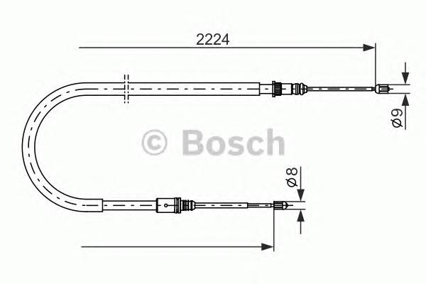 Купить 1987482303 Bosch Тормоз стояночный