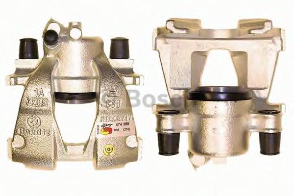 0986474358 Bosch suporte do freio dianteiro direito