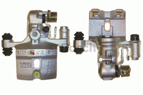 0986474815 Bosch suporte do freio traseiro direito