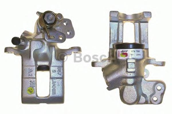 0986474790 Bosch suporte do freio traseiro esquerdo