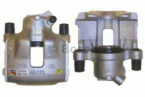 0986474902 Bosch suporte do freio traseiro direito