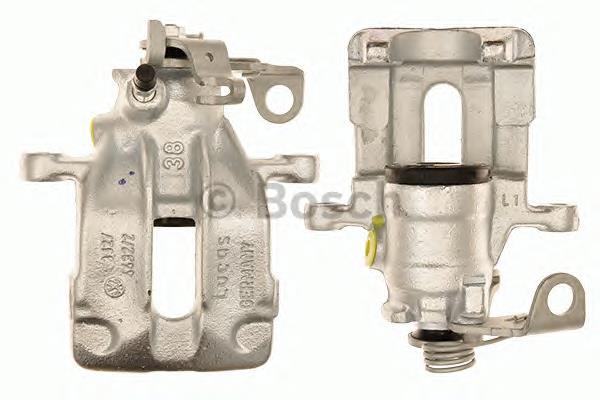 0986474875 Bosch suporte do freio traseiro esquerdo