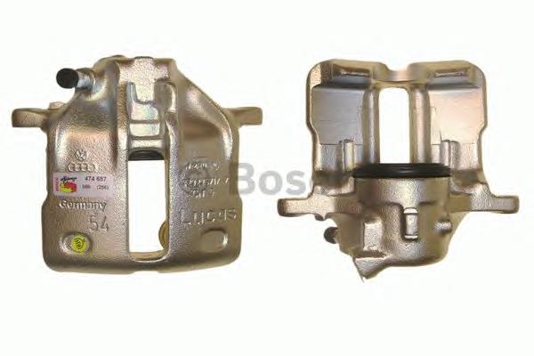 0986474687 Bosch suporte do freio dianteiro direito