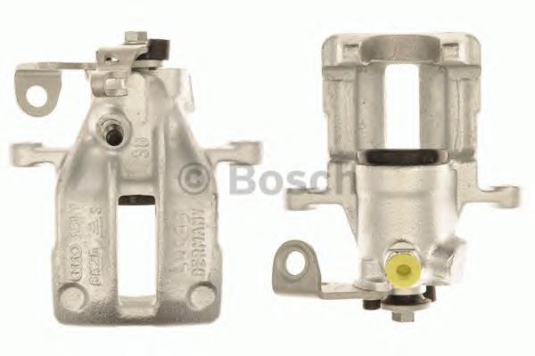 0986473695 Bosch suporte do freio traseiro esquerdo