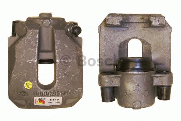 0986474124 Bosch suporte do freio traseiro direito