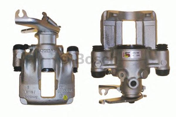 0 986 474 166 Bosch suporte do freio dianteiro direito