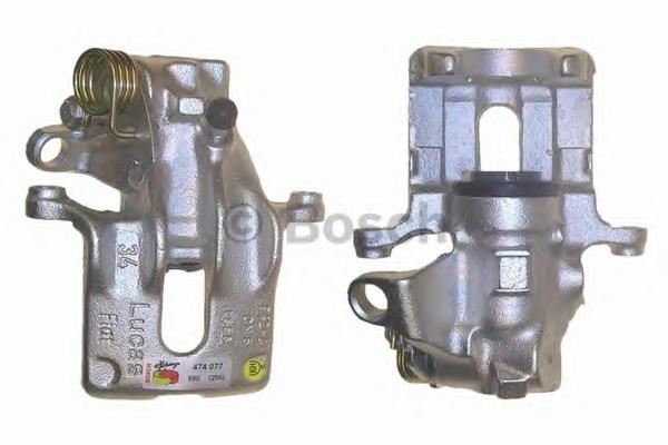 0986474077 Bosch suporte do freio traseiro direito