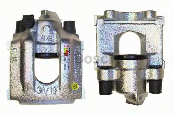 0986473135 Bosch suporte do freio traseiro esquerdo