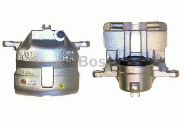 0986473136 Bosch suporte do freio dianteiro esquerdo