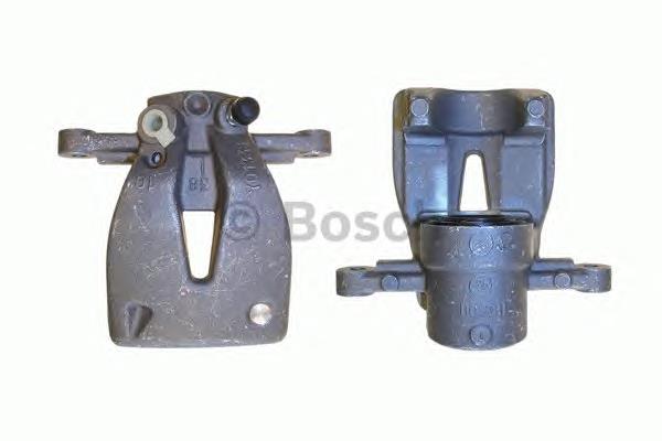 986473201 Bosch suporte do freio traseiro esquerdo