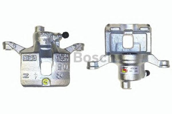 0986473205 Bosch suporte do freio traseiro esquerdo