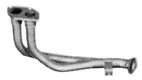 Труба приемная (штаны) глушителя передняя 8671015644 Renault (RVI)