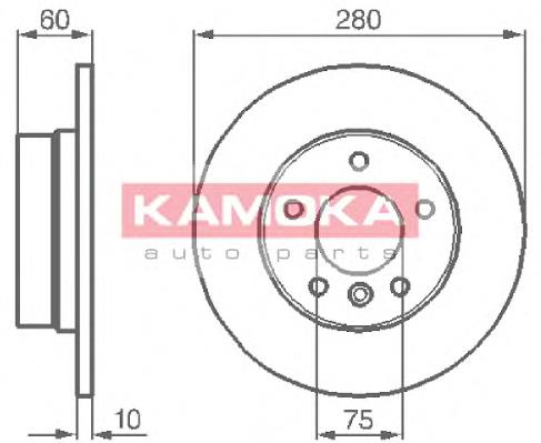 Задний дисковый тормоз Kamoka 103498