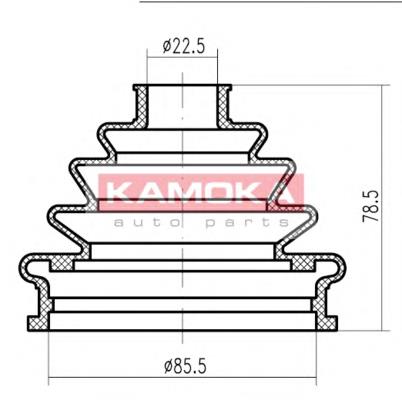 Пыльник ШРУСа передней полуоси наружный Kamoka 1146762