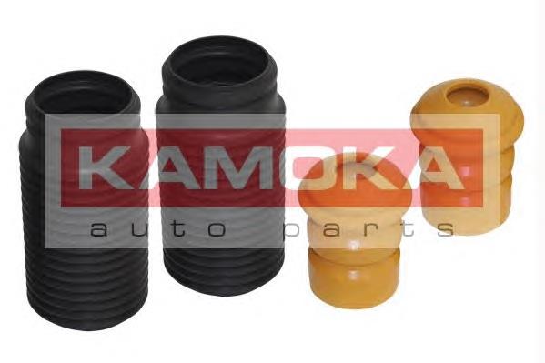 2019016 Kamoka pára-choque (grade de proteção de amortecedor traseiro + bota de proteção)