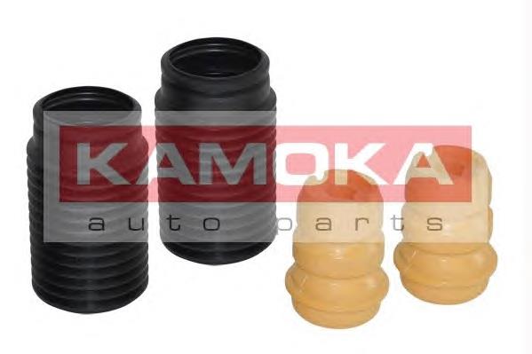 2019010 Kamoka pára-choque (grade de proteção de amortecedor dianteiro + bota de proteção)
