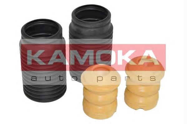 2019011 Kamoka pára-choque (grade de proteção de amortecedor dianteiro + bota de proteção)