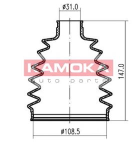1146508 Kamoka Пыльник шарнира привода