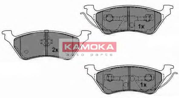 JQ1012950 Kamoka колодки тормозные задние дисковые