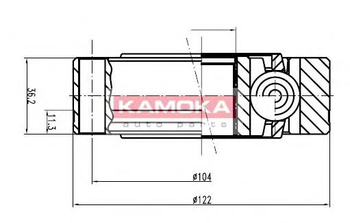 9003 Kamoka шрус внутренний передний