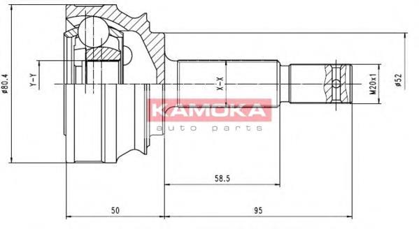 6078 Kamoka Наружная граната