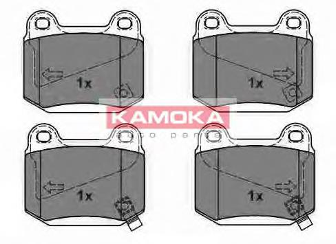 JQ101105 Kamoka колодки тормозные задние дисковые