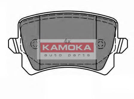 Задние тормозные колодки JQ1018116 Kamoka