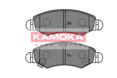 JQ1012846 Kamoka sapatas do freio dianteiras de disco