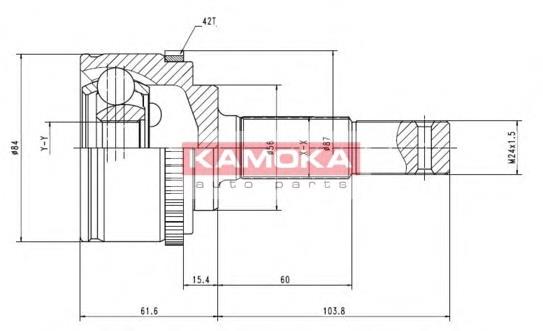 6844 Kamoka Наружная граната