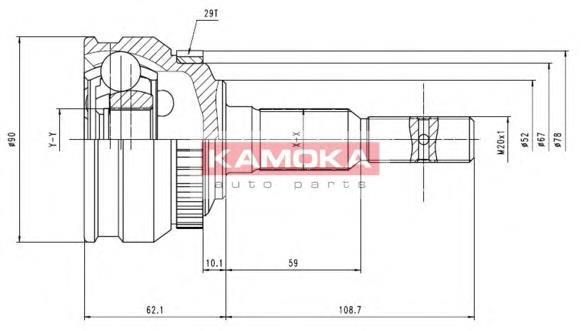 Граната колесная Kamoka 6956 цена, от 26.92 USD