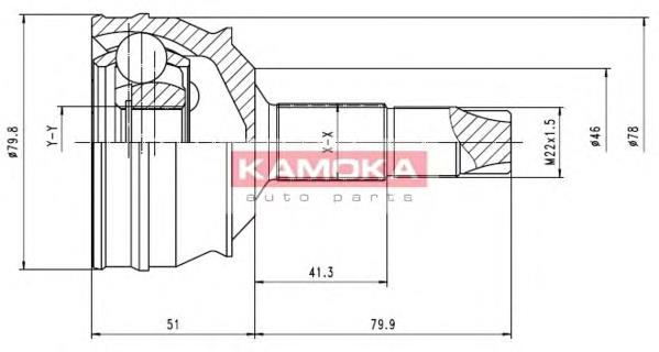 Граната колесная Kamoka 7334 цена, от 24.38 USD