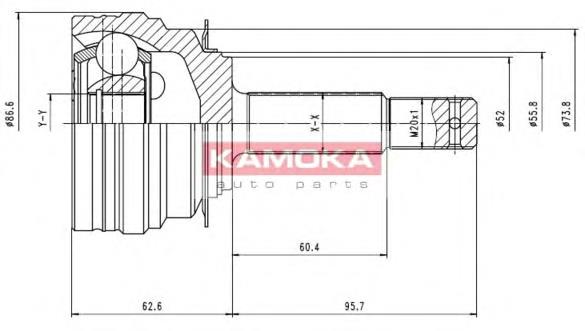 7098 Kamoka Наружная граната