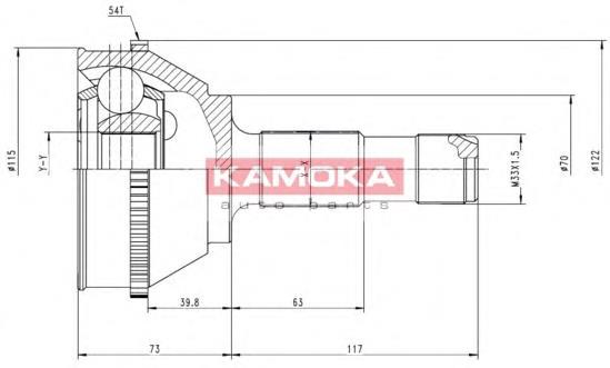 Граната колесная Kamoka 6508 цена, от 37.20 USD