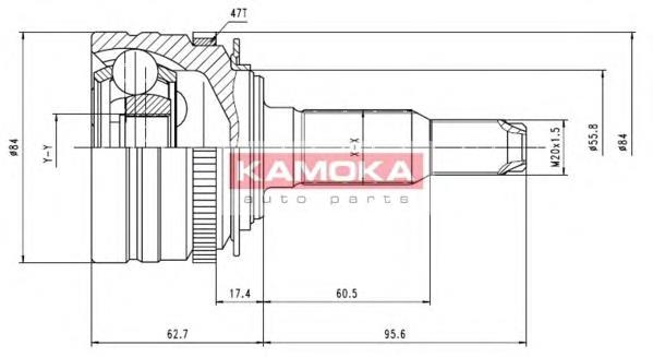 6747 Kamoka Наружная граната
