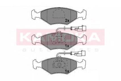 JQ1011824 Kamoka колодки тормозные передние дисковые