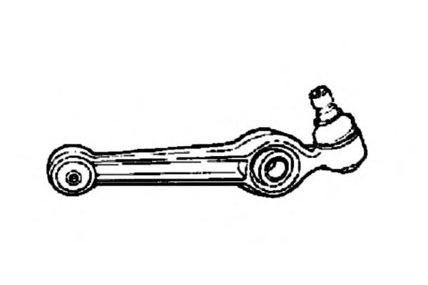0390250 Ocap braço oscilante inferior esquerdo de suspensão dianteira