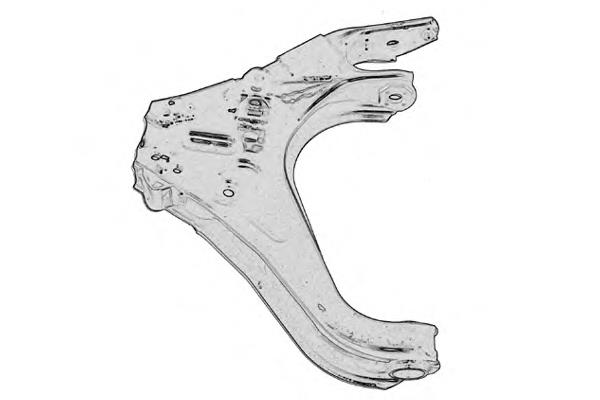 Braço oscilante inferior direito de suspensão dianteira 3055 Sidem