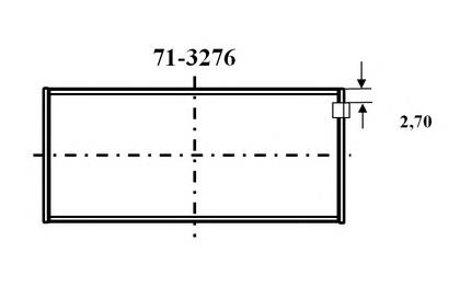 Вкладыши шатунные 713276 Glyco