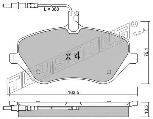 K 85 039 Brembo sapatas do freio traseiras de tambor