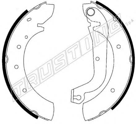 Sapatas do freio dianteiras de disco Peugeot Boxer 3 250