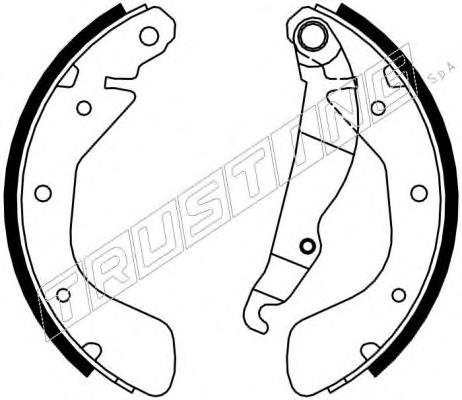 Sapatas do freio dianteiras de disco Peugeot Expert VF