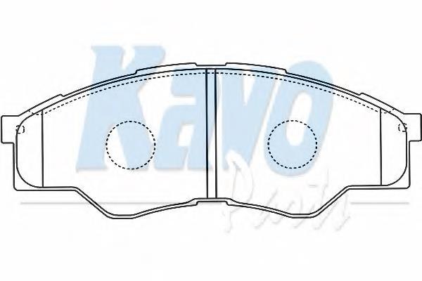 BP9126 Kavo Parts sapatas do freio dianteiras de disco