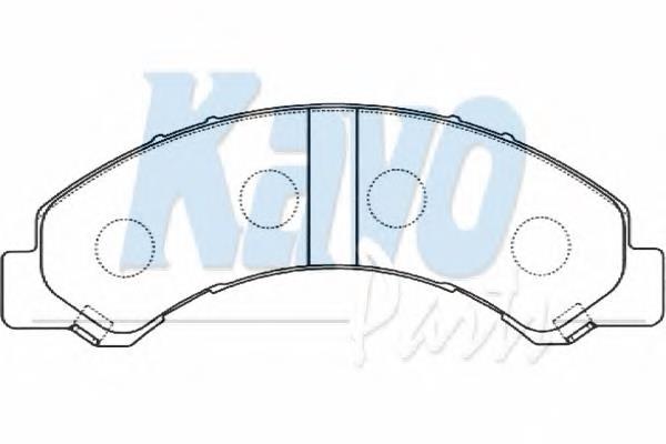 BP3513 Kavo Parts sapatas do freio dianteiras de disco