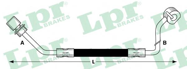 Тормозной шланг LPR 6T47262 цена, от 6.64 USD