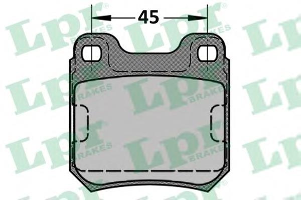 Задние дисковые колодки LPR 05P334