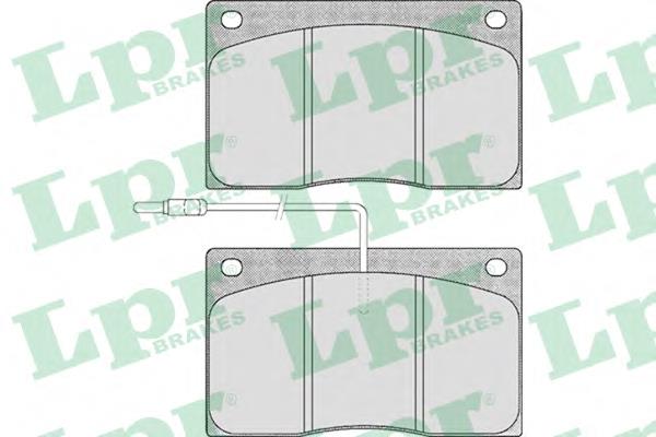 Купить 05P372 LPR Колодки тормозные