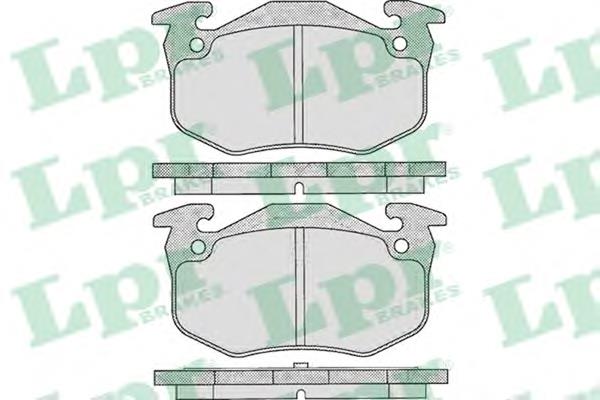 Купить 05P275 LPR Колодки тормозные задние, дисковые
