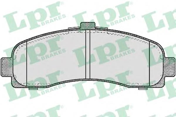 05P539 LPR sapatas do freio dianteiras de disco